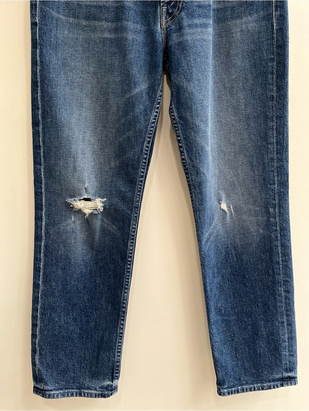 MOTHER SUPERIOR Pixie Tomcat Ankle Jeans in Born To Bite Exposed Button Fly 31 - Picture 13 of 16